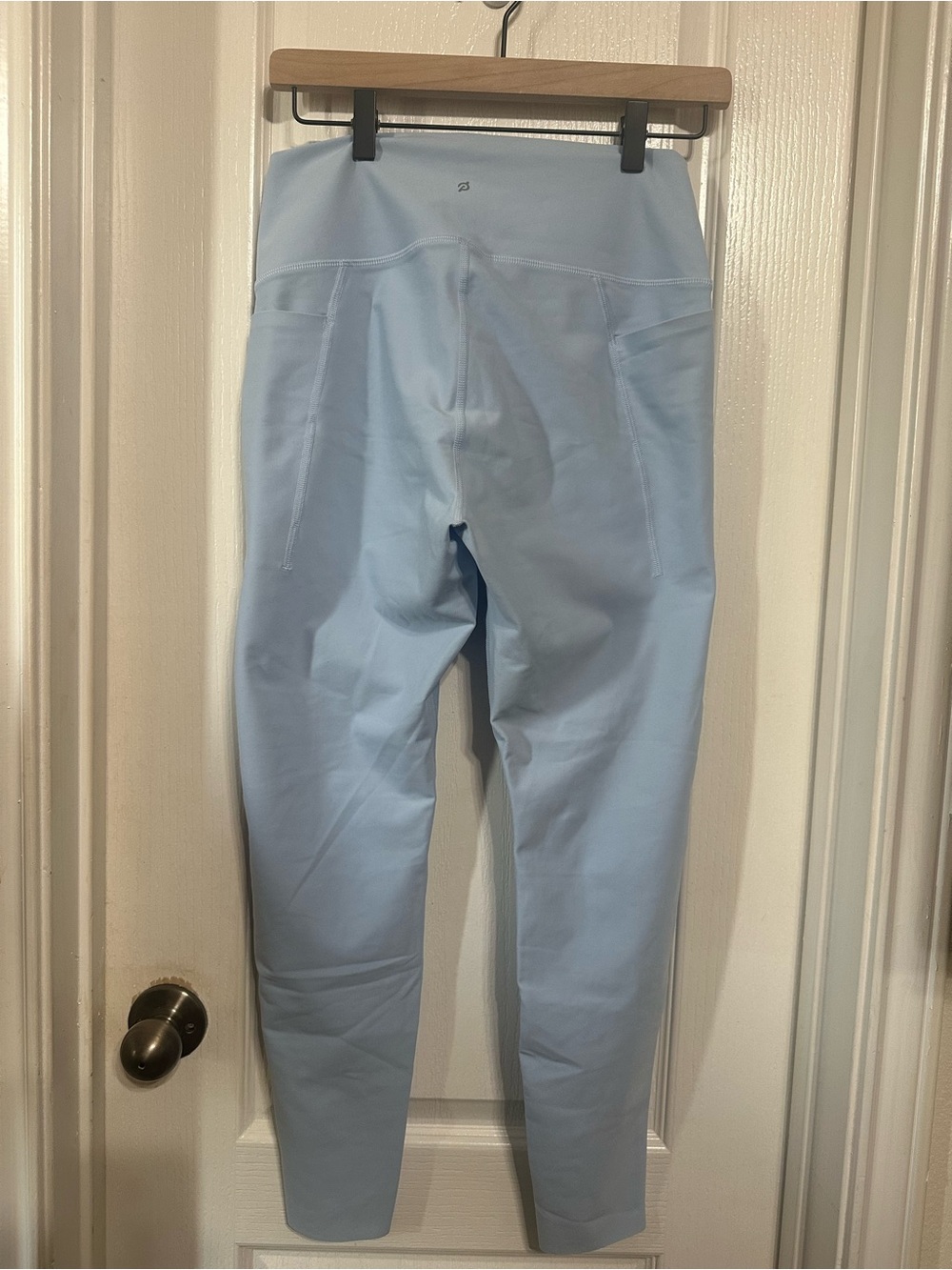 Peloton High-Waist Light Blue Performance Leggings - Picture 3 of 4
